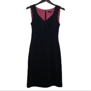 Tahari by Arthur S. Levine V-Neck LBD Little Black Sleeveless Dress, Size 2